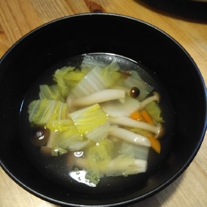 とろとろ野菜の中華スープ